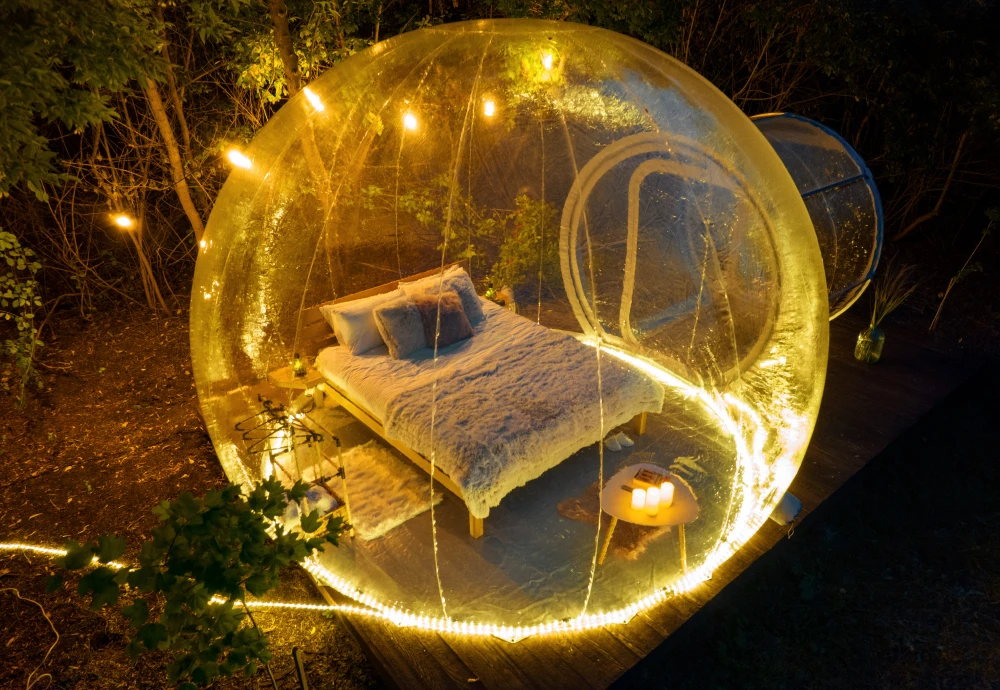 bubble tent glamping