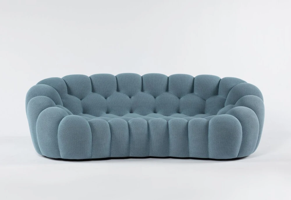 bubble blue sofa